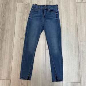 7 For All Mankind Jeans Womens 26 Blue Denim  Skinny